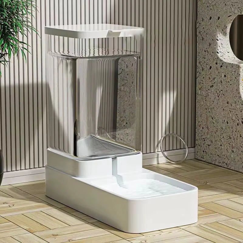 Dog Automatic Feeder Transparent Automatic Gravity Cat Water Bowl High Capacity Food Storage Container Cat and Dog Accessories