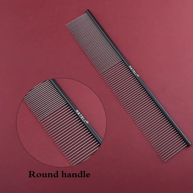 16/19/22Cm Puppy Grooming Comb Groomer for Dog Aluminum Groomer Pets Combs Hairbrush Cat Dog Grooming Combs Dog Hair Care Comb