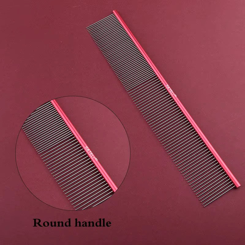 16/19/22Cm Puppy Grooming Comb Groomer for Dog Aluminum Groomer Pets Combs Hairbrush Cat Dog Grooming Combs Dog Hair Care Comb