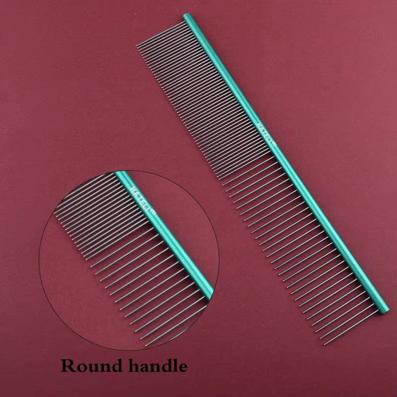 16/19/22Cm Puppy Grooming Comb Groomer for Dog Aluminum Groomer Pets Combs Hairbrush Cat Dog Grooming Combs Dog Hair Care Comb