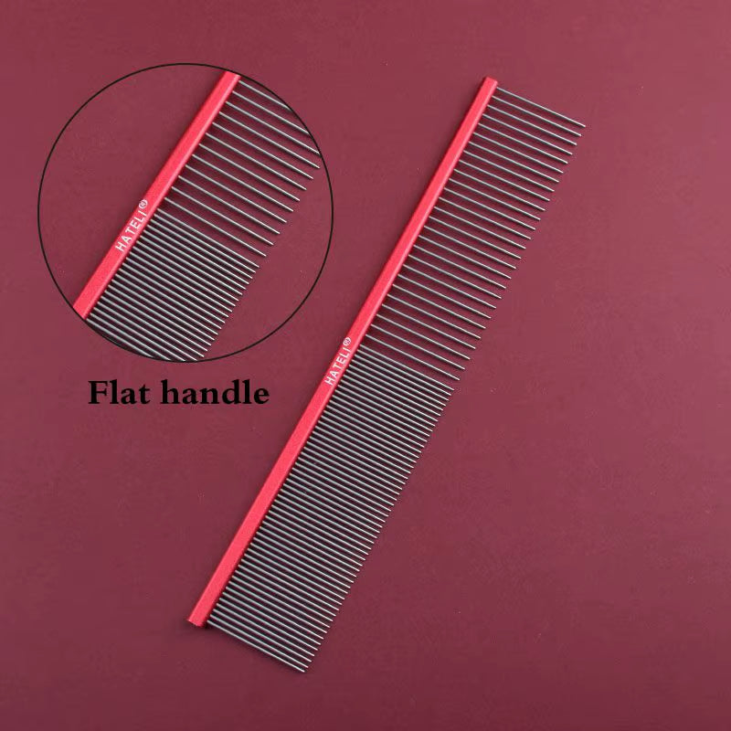 16/19/22Cm Puppy Grooming Comb Groomer for Dog Aluminum Groomer Pets Combs Hairbrush Cat Dog Grooming Combs Dog Hair Care Comb