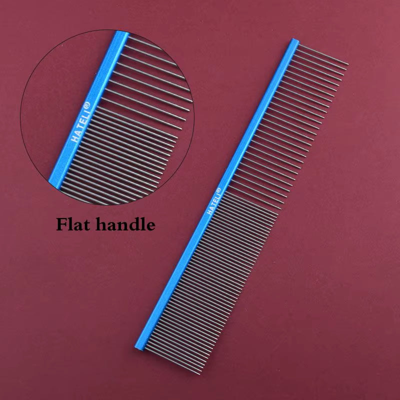 16/19/22Cm Puppy Grooming Comb Groomer for Dog Aluminum Groomer Pets Combs Hairbrush Cat Dog Grooming Combs Dog Hair Care Comb