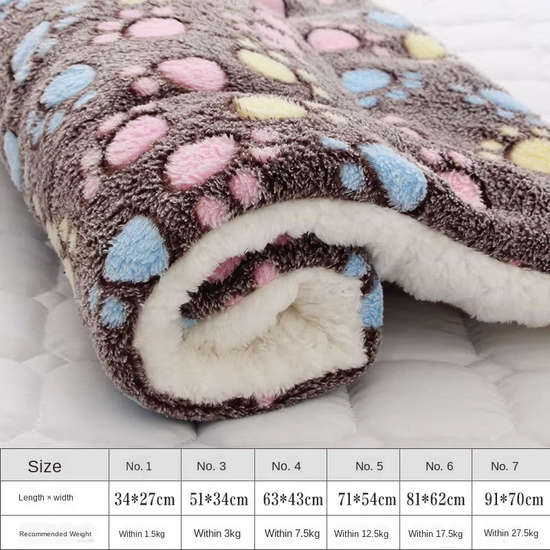 Pet Mats Thicken Soft Cat Bed for Dog Alfombra Mat Winter Cat Mat Blanket Pet Products Dog Bed for Small Large Dogs Carpet