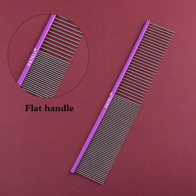 16/19/22Cm Puppy Grooming Comb Groomer for Dog Aluminum Groomer Pets Combs Hairbrush Cat Dog Grooming Combs Dog Hair Care Comb