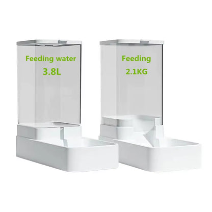 Dog Automatic Feeder Transparent Automatic Gravity Cat Water Bowl High Capacity Food Storage Container Cat and Dog Accessories