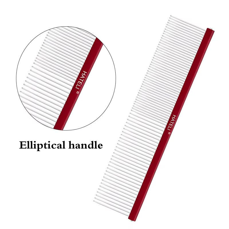 16/19/22Cm Puppy Grooming Comb Groomer for Dog Aluminum Groomer Pets Combs Hairbrush Cat Dog Grooming Combs Dog Hair Care Comb