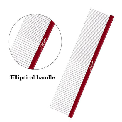 16/19/22Cm Puppy Grooming Comb Groomer for Dog Aluminum Groomer Pets Combs Hairbrush Cat Dog Grooming Combs Dog Hair Care Comb