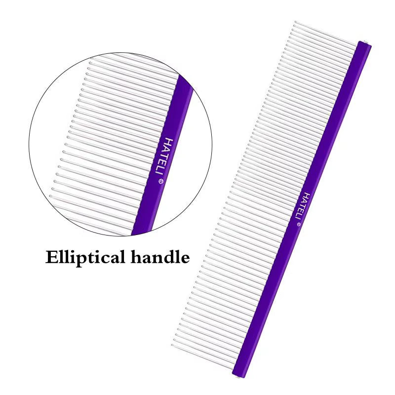 16/19/22Cm Puppy Grooming Comb Groomer for Dog Aluminum Groomer Pets Combs Hairbrush Cat Dog Grooming Combs Dog Hair Care Comb